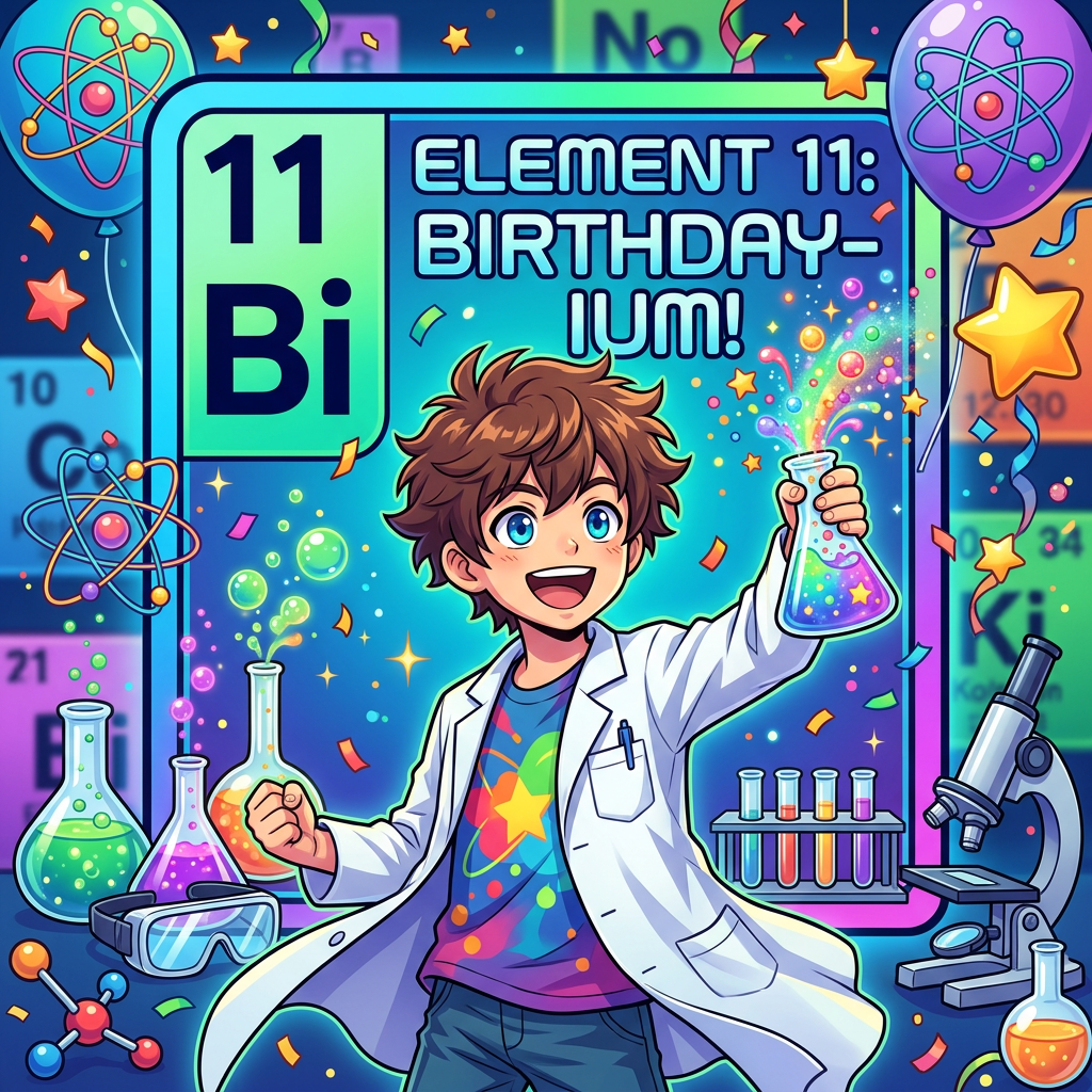 11th Birthday Science Geek preview