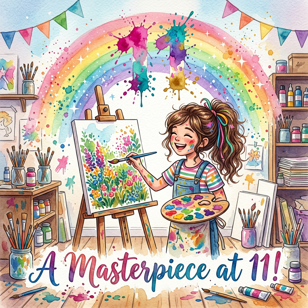 11th Birthday Art Canvas preview