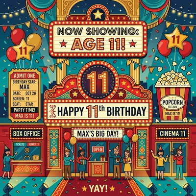 11th Birthday Movie Night preview