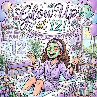 12th Birthday Spa Day preview