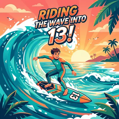 13th Birthday Surf Wave preview