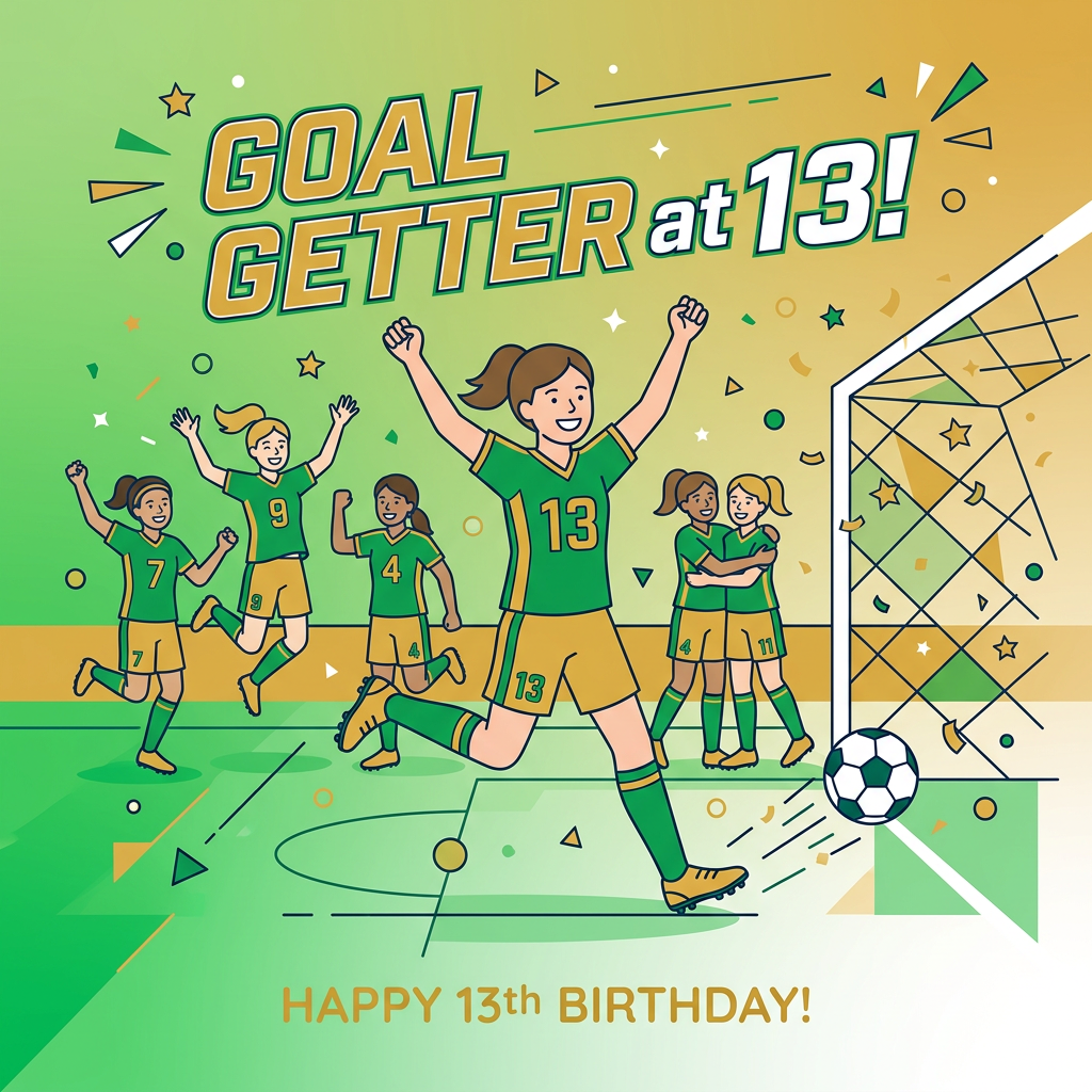 13th Birthday Soccer Queen preview