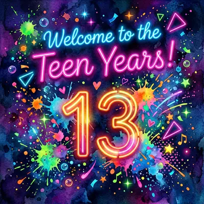 13th Birthday Neon Party preview