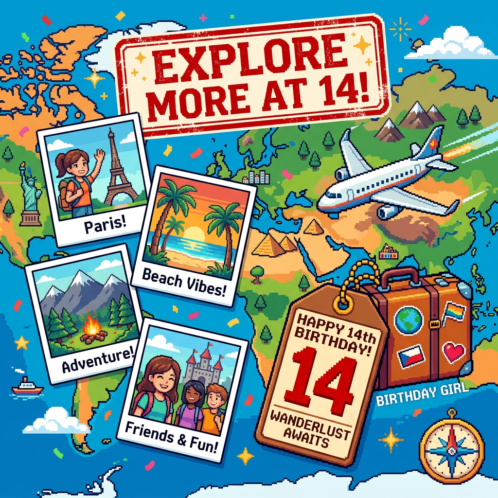 14th Birthday Travel Dreams preview