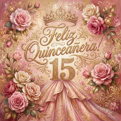 15th Birthday Quinceañera Rose preview