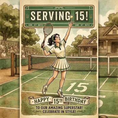 15th Birthday Tennis Star preview