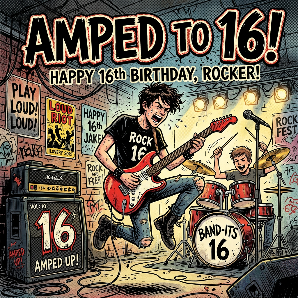 16th Birthday Garage Band preview