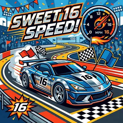 16th Birthday Sports Car preview