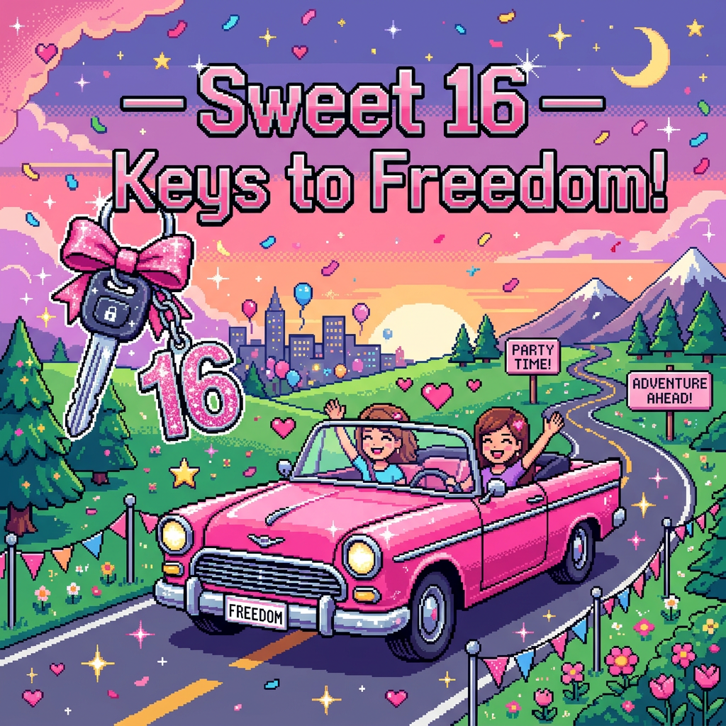 16th Birthday Sweet Sixteen Keys preview