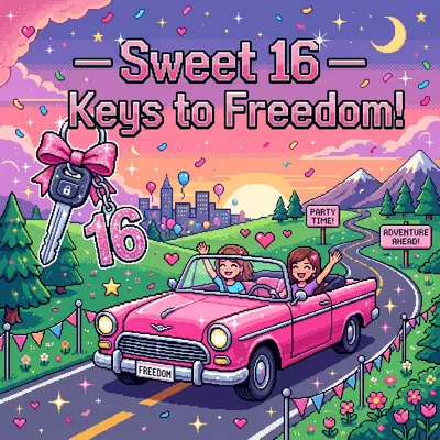16th Birthday Sweet Sixteen Keys preview