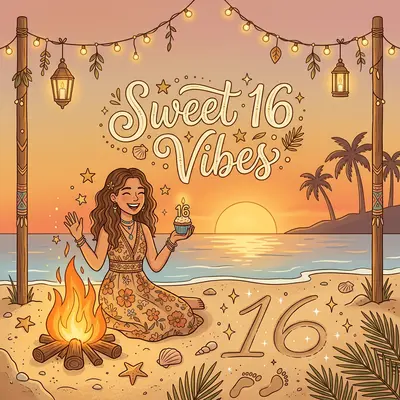 16th Birthday Sunset Beach preview