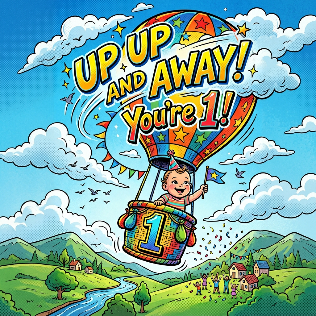 1st Birthday Hot Air Balloon preview