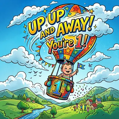 1st Birthday Hot Air Balloon preview
