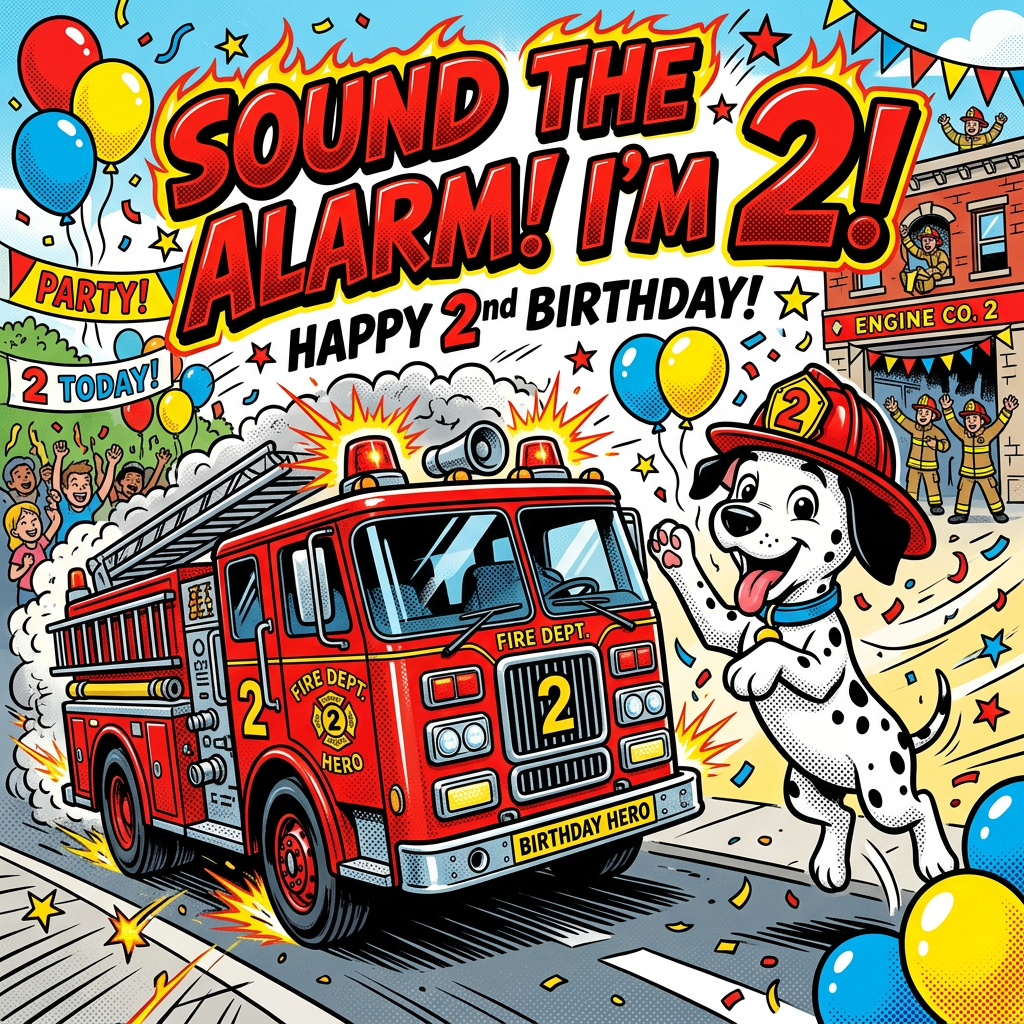 2nd Birthday Firetruck Hero preview