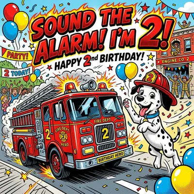 2nd Birthday Firetruck Hero preview