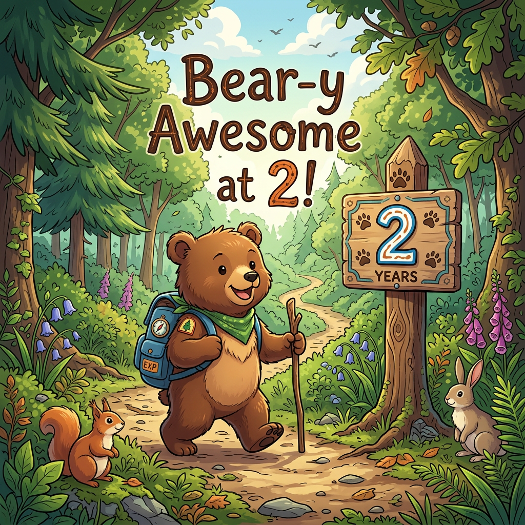 2nd Birthday Bear Adventure