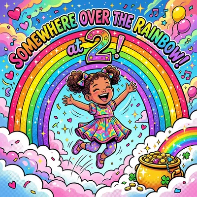 2nd Birthday Rainbow Girl preview