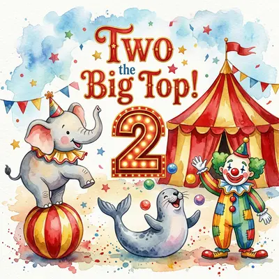 2nd Birthday Circus Animals preview