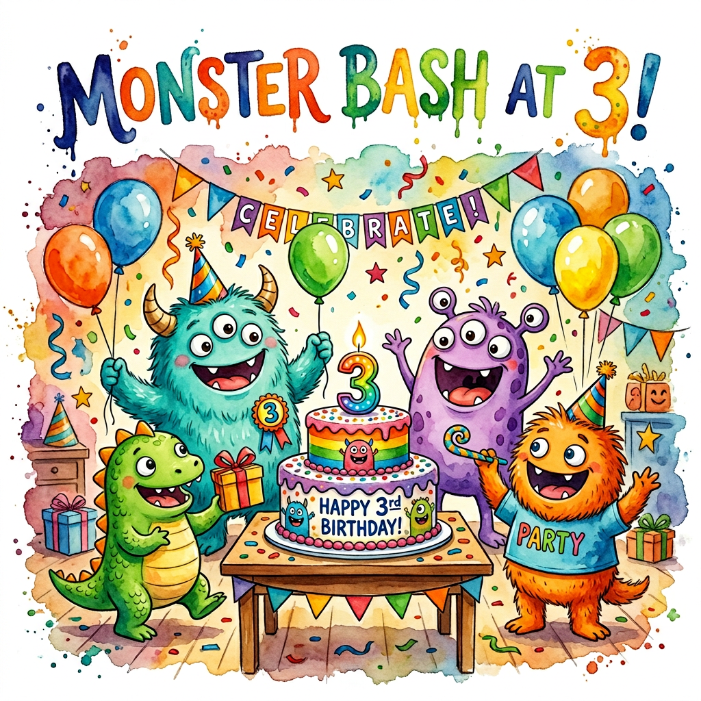 3rd Birthday Monster Bash preview