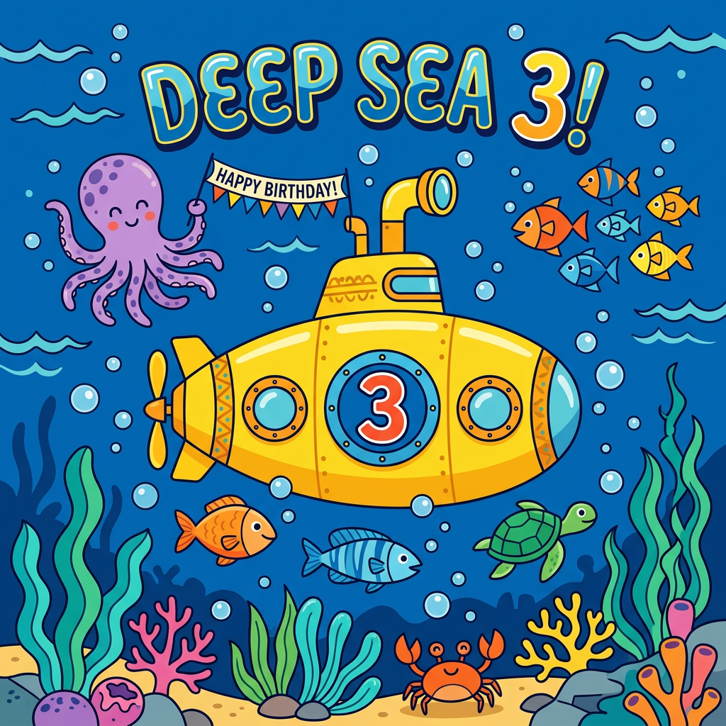3rd Birthday Submarine preview