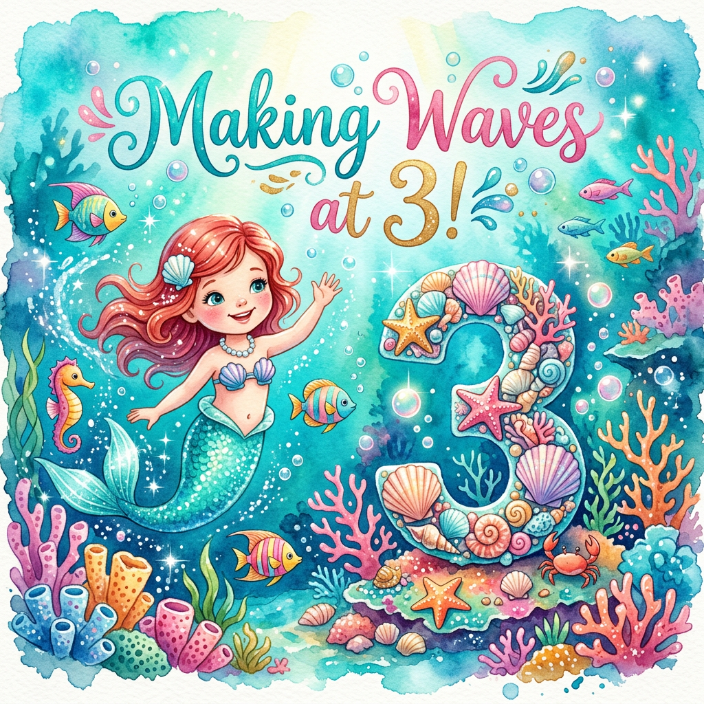 3rd Birthday Mermaid Lagoon preview