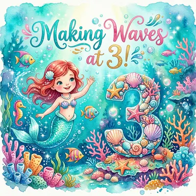3rd Birthday Mermaid Lagoon preview