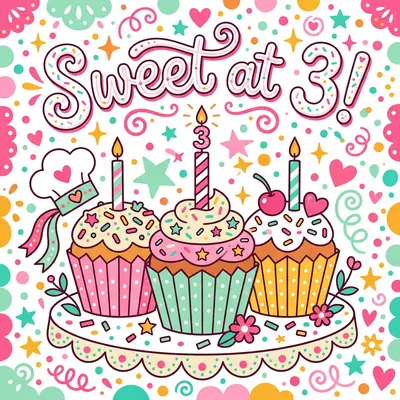 3rd Birthday Cupcake Bakery preview