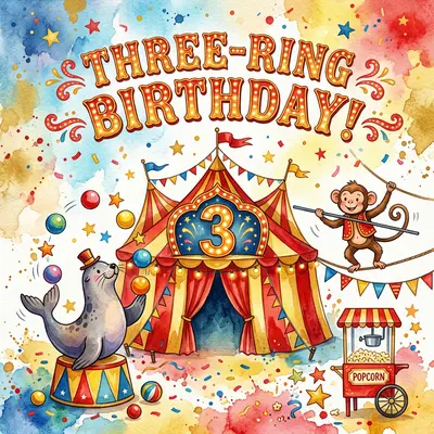 3rd Birthday Circus Stars preview
