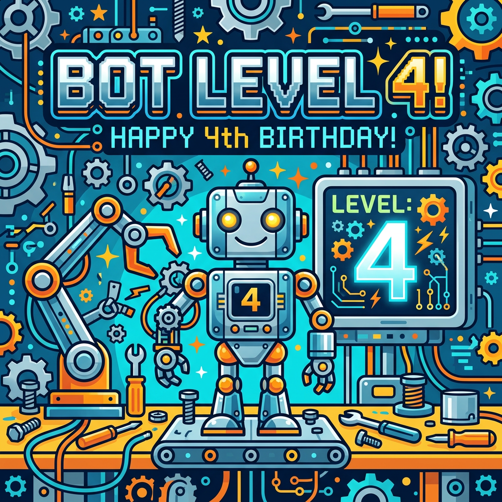 4th Birthday Robot Factory preview