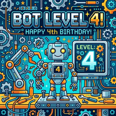 4th Birthday Robot Factory preview