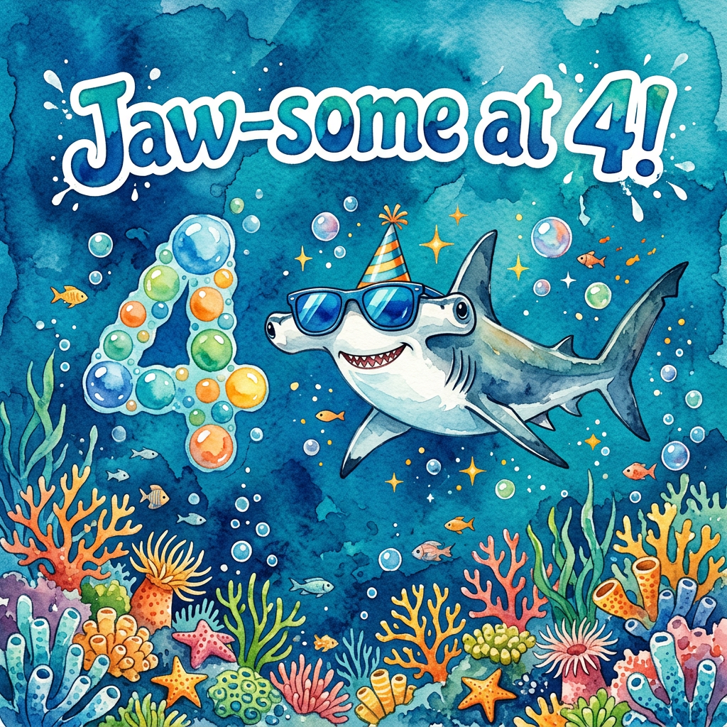 4th Birthday Shark Ocean preview