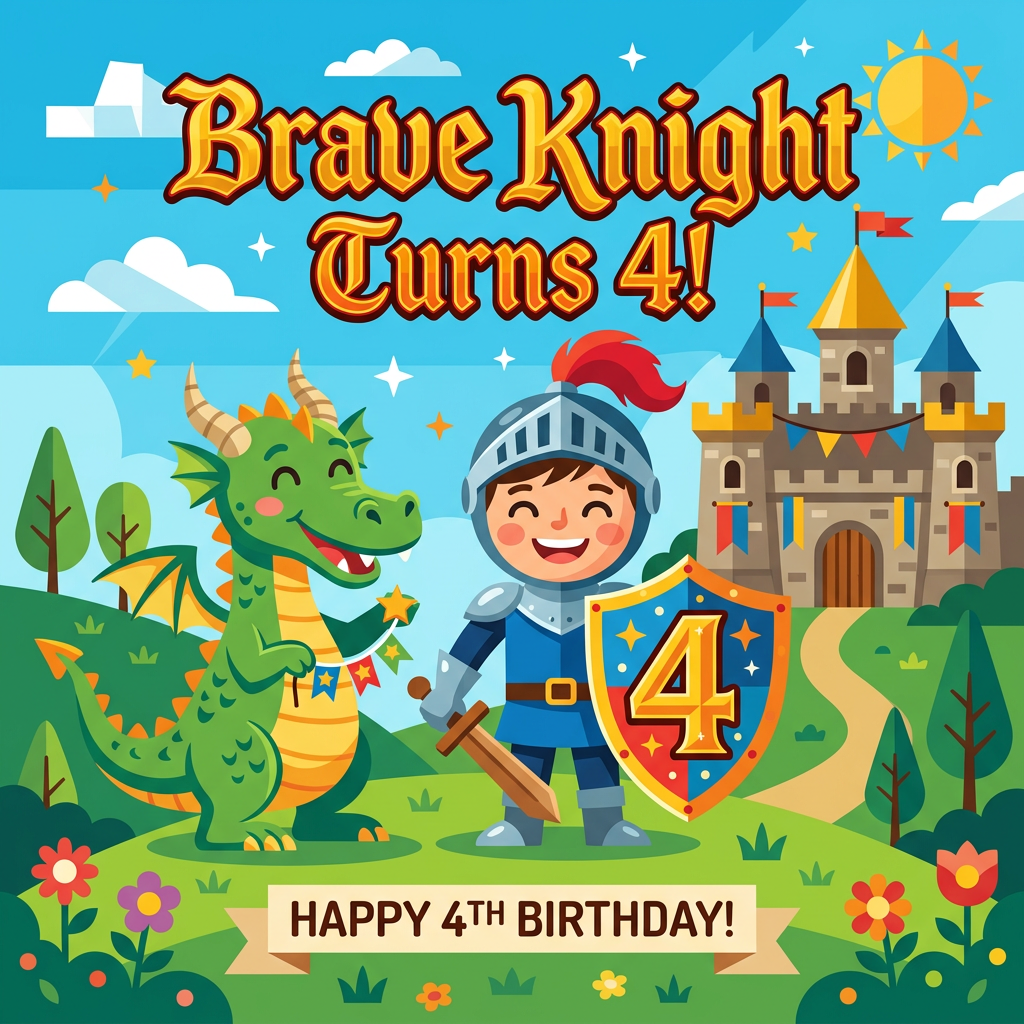 4th Birthday Knight Castle preview