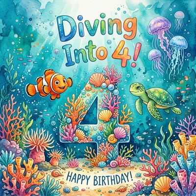 4th Birthday Aquarium preview