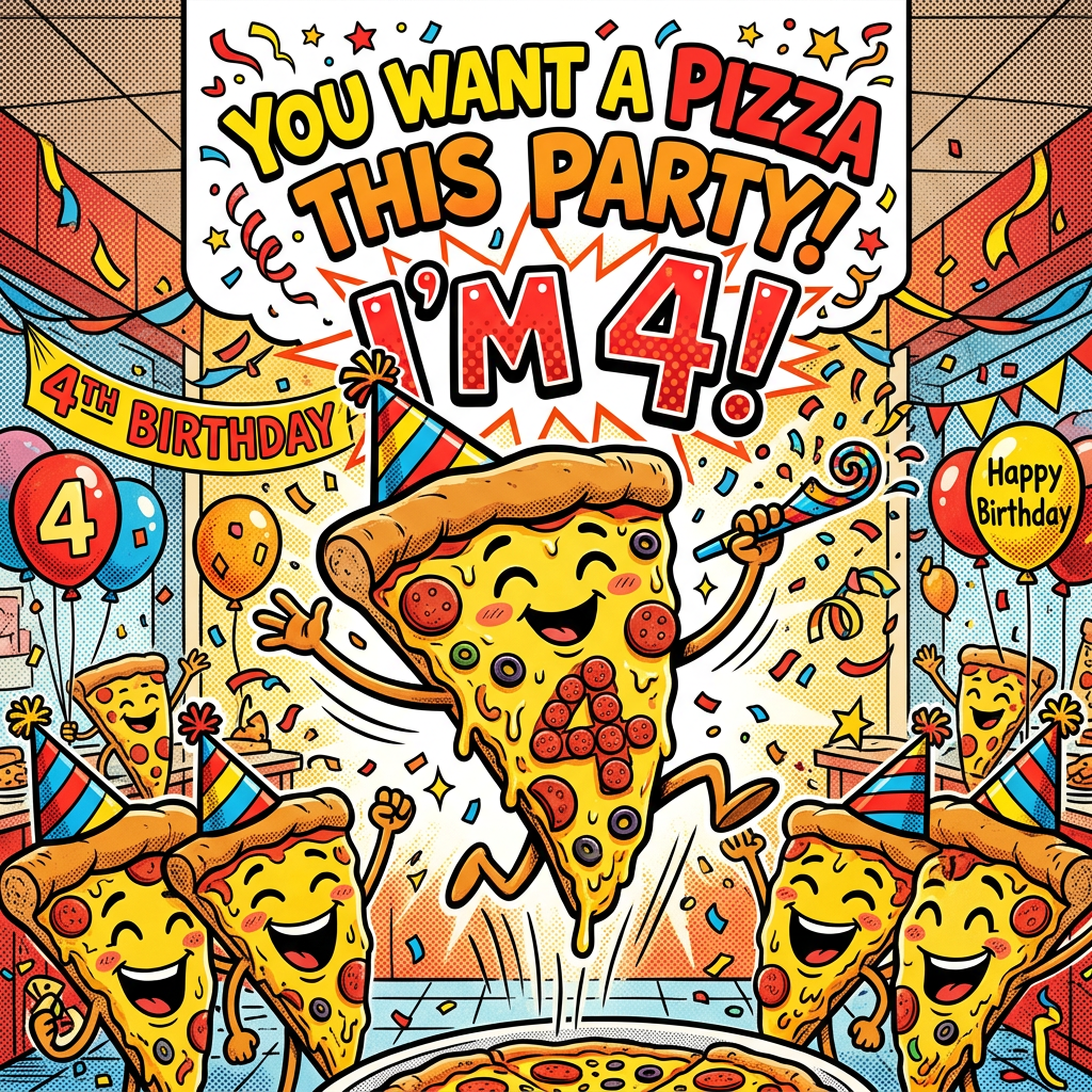 4th Birthday Pizza Party preview