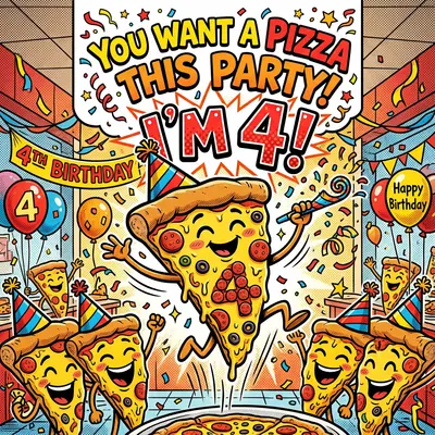4th Birthday Pizza Party preview