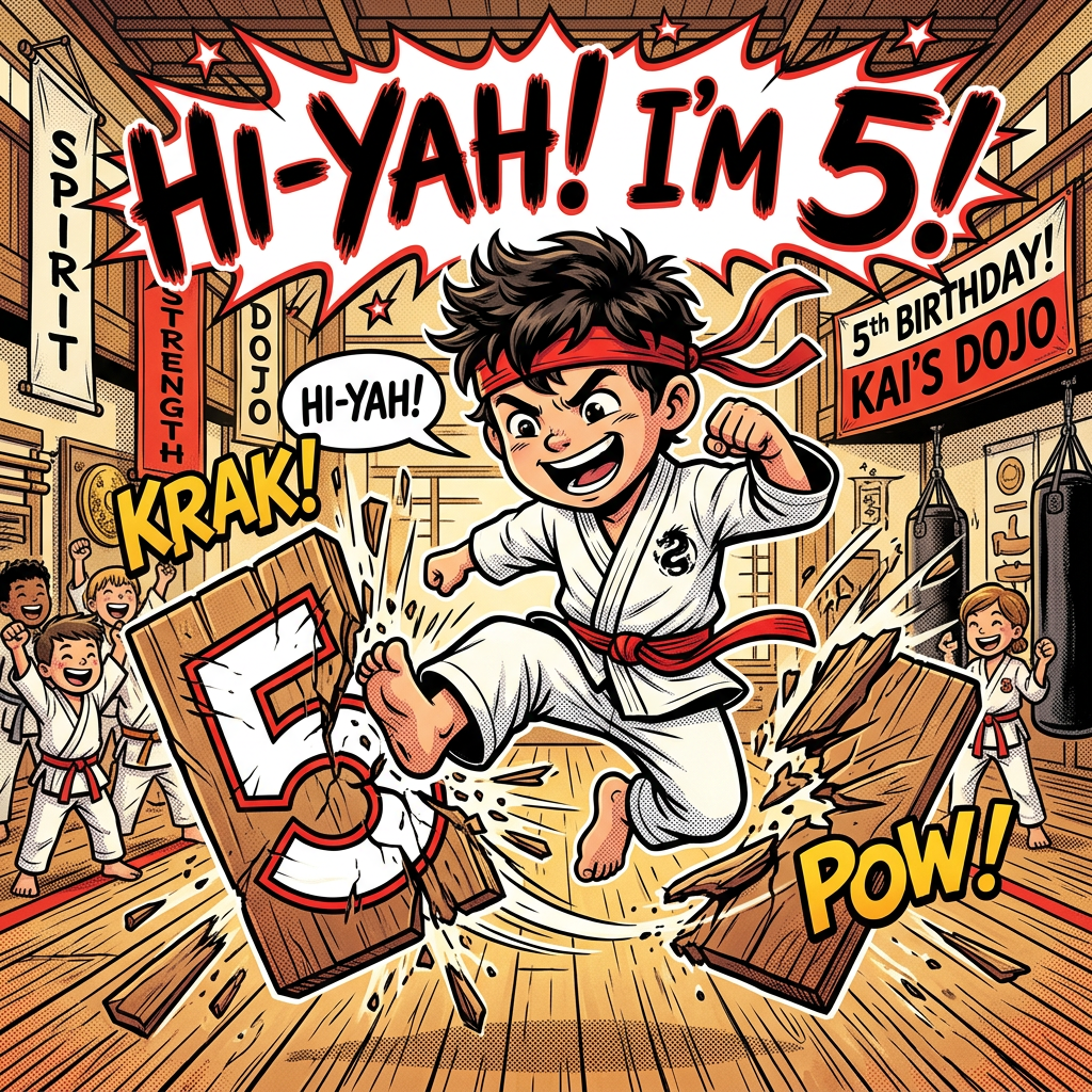 5th Birthday Karate Chop preview