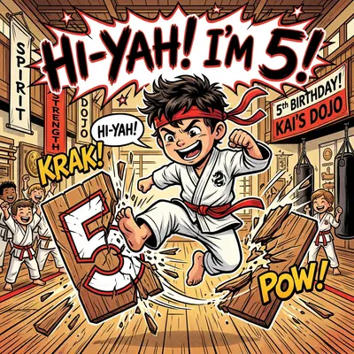 5th Birthday Karate Chop preview