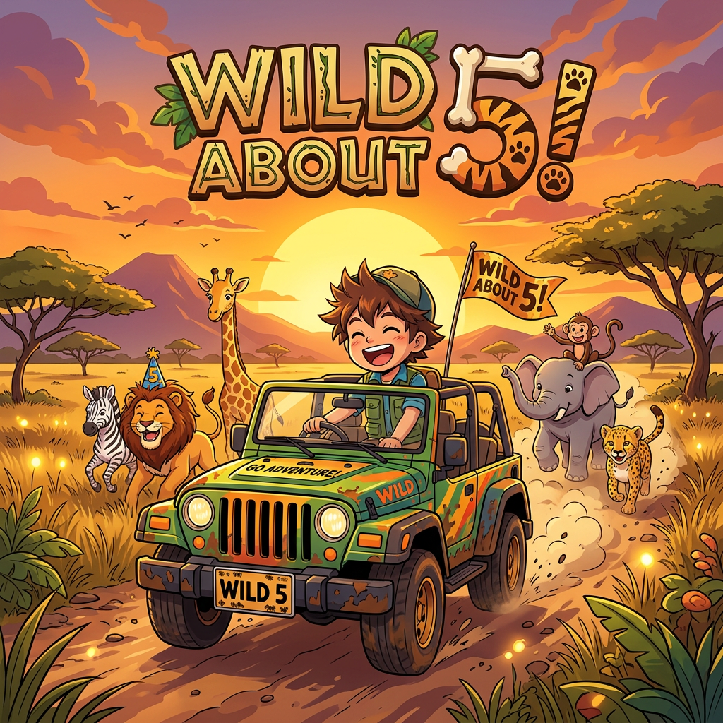 5th Birthday Safari Jeep preview