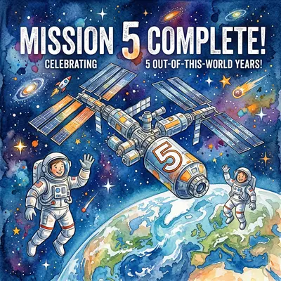 5th Birthday Space Station preview