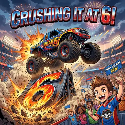 6th Birthday Monster Truck Rally preview