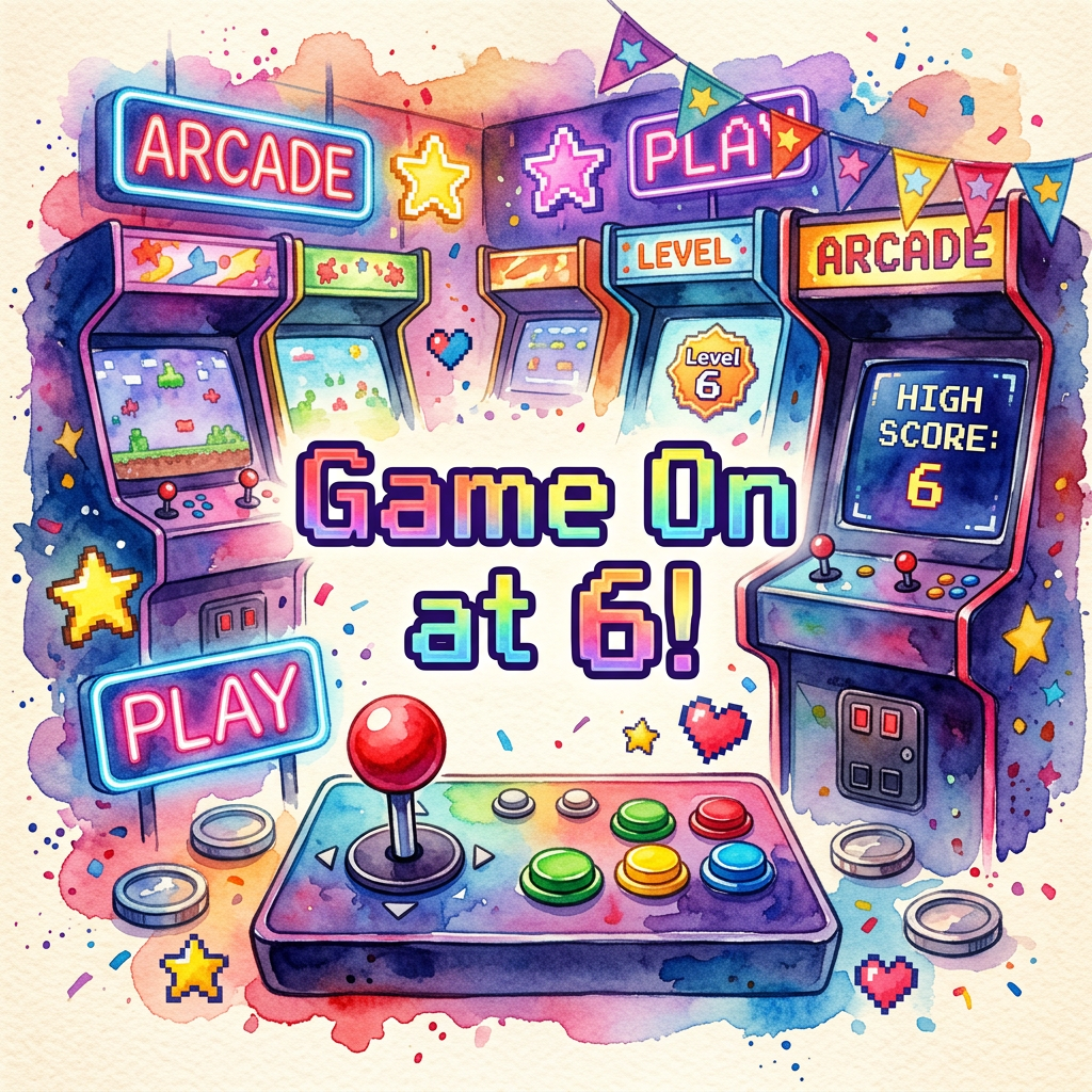 6th Birthday Arcade Games preview