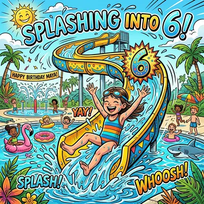 6th Birthday Water Park preview