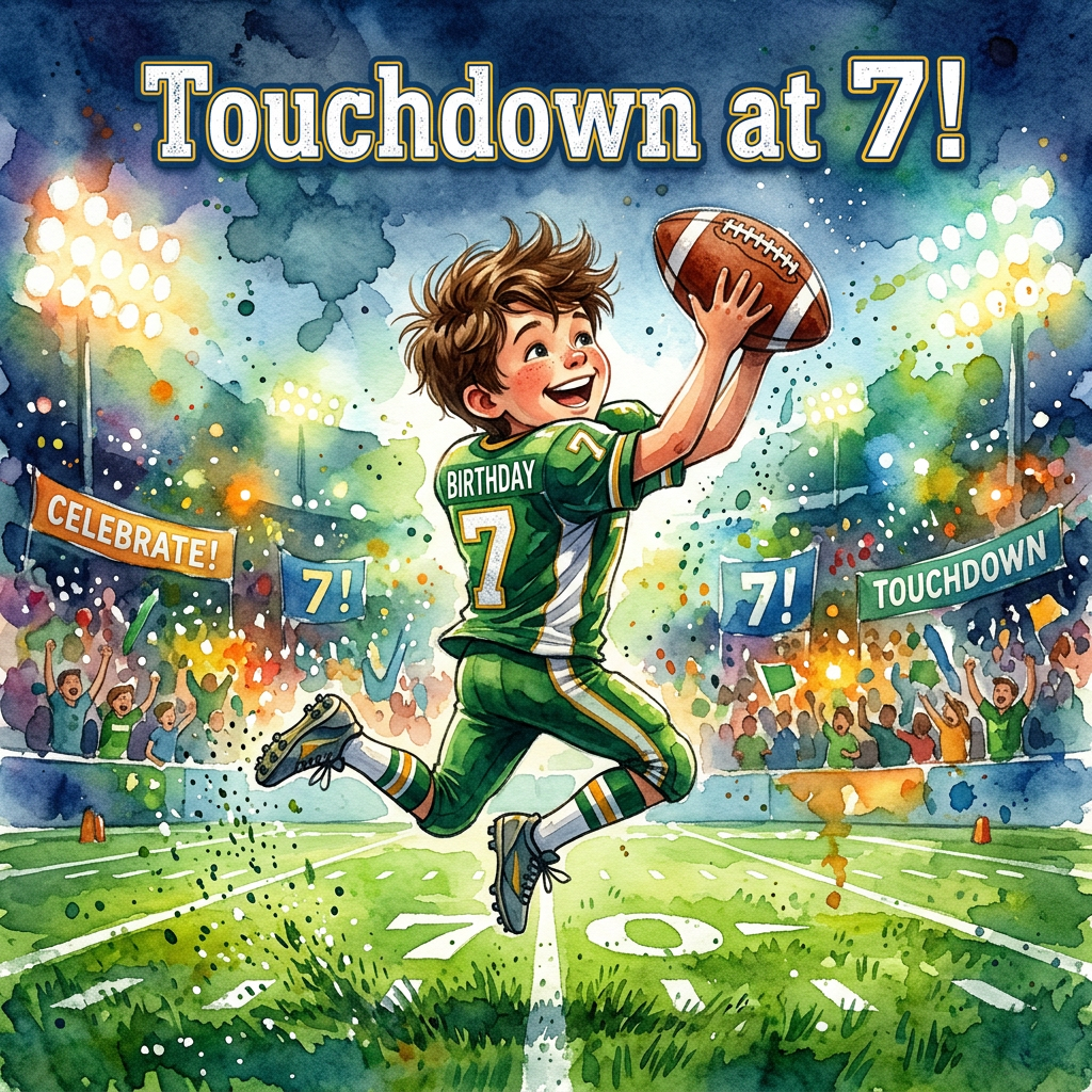 7th Birthday Football Field preview
