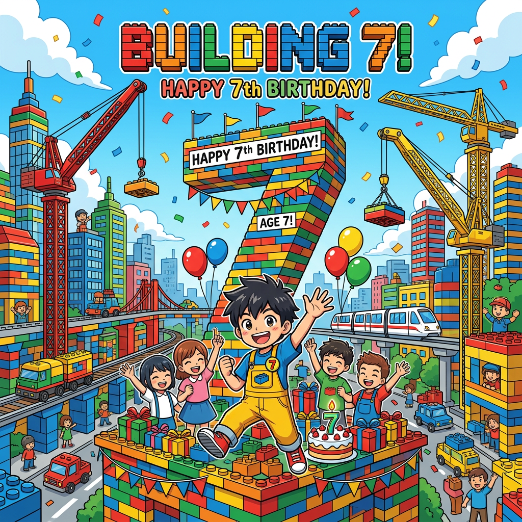 7th Birthday Lego City Boy preview