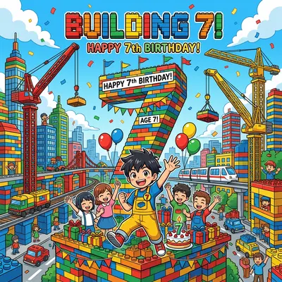 7th Birthday Lego City Boy preview
