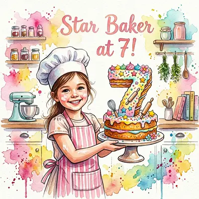 7th Birthday Cooking Show Girl preview