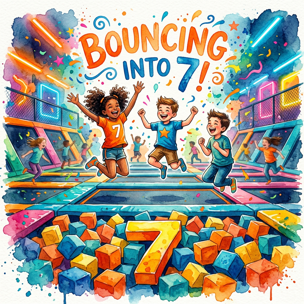 7th Birthday Trampoline Park preview