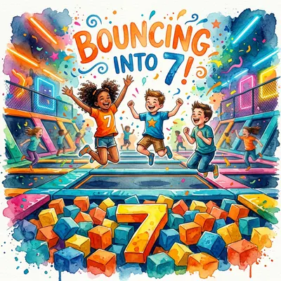 7th Birthday Trampoline Park preview