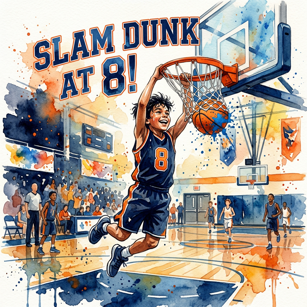 8th Birthday Basketball Dunk Boy preview