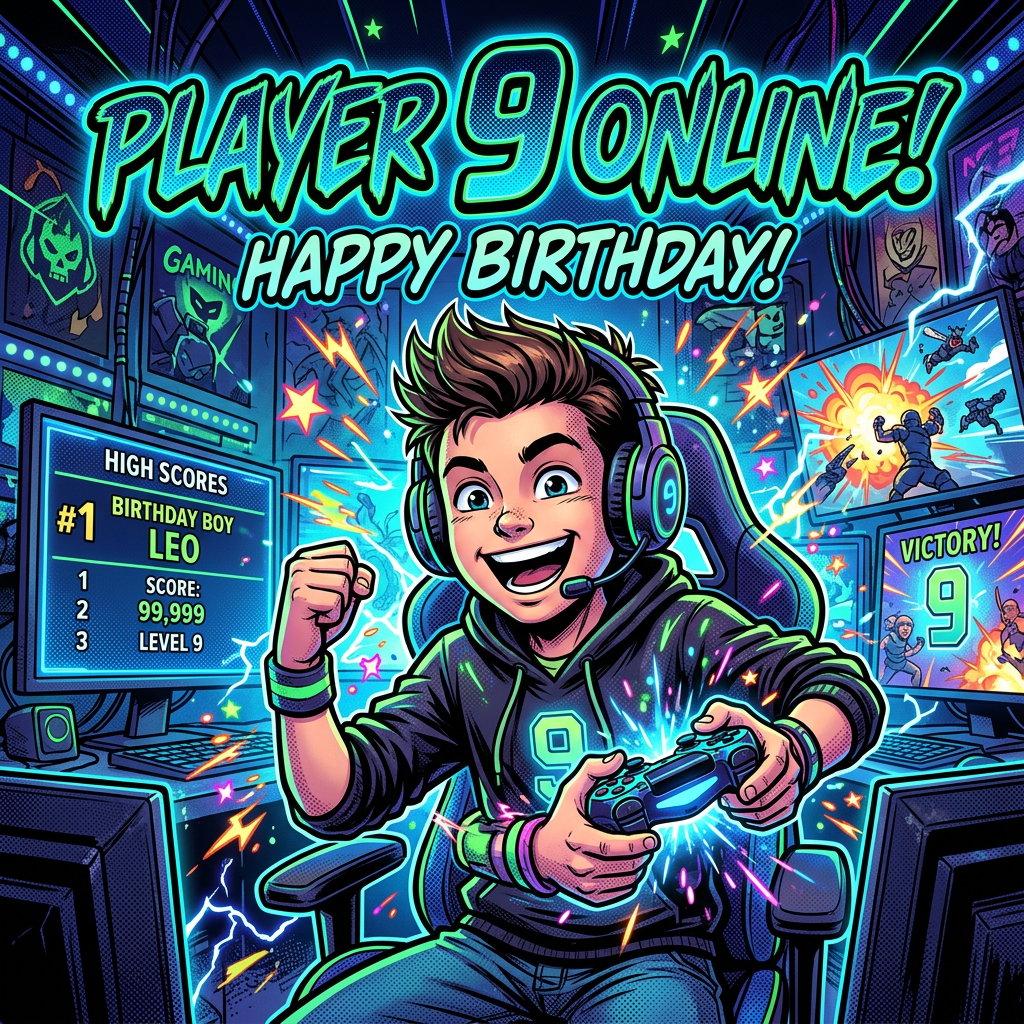 9th Birthday Gaming Headset preview